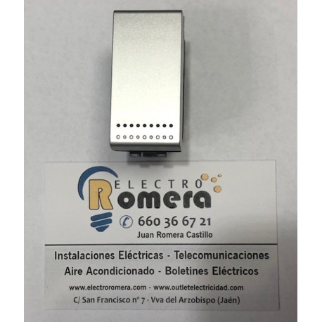 Tecla ancha blanca pulsador timbre