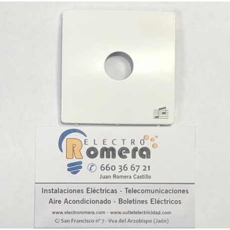 TAPA TOMA ALTAVOZ SM-180 BLANCO POLAR 70985.18 EUNEA