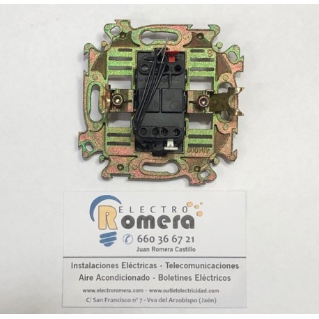 INTERRUPTOR UNIPOLAR 10A-250V PILOTO GARRAS 30101.99P SM EUNEA