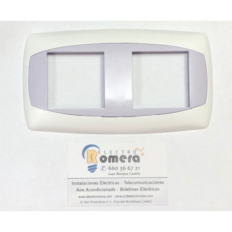 PLACA 2 ELEMENTOS POLAR/VIOLACEO EUNEA MASTER SM-100  40464.831
