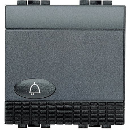 PULSADOR CAMPANA 2 MÓDULOS L4042/2 10A 250V BTICINO LIVING