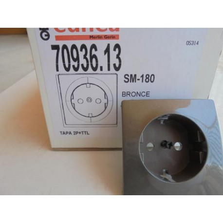 TAPA BASE 2P+TTL.SM180 BRONCE