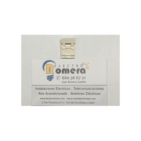 Tecla ancha blanca pulsador timbre