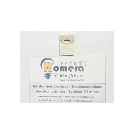 Tecla ancha blanca pulsador timbre