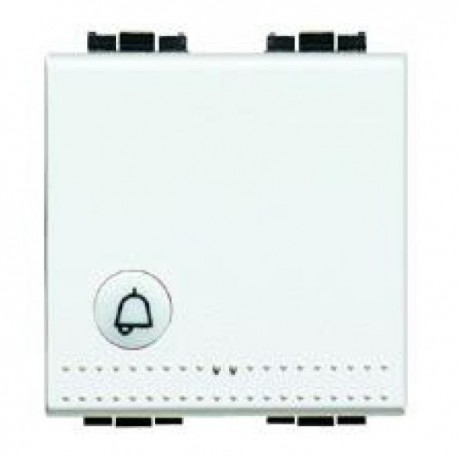 Tecla ancha blanca pulsador timbre