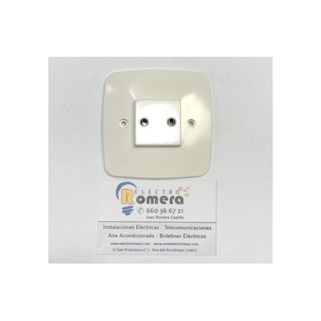 BASE ENCHUFE 10A TIPO LUZ FPM SERIE EXTRAPLANA BLANCO 224