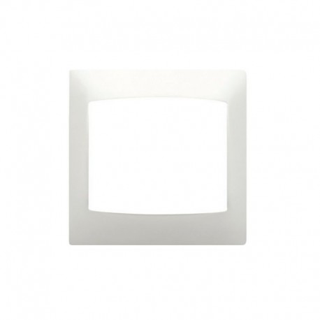 PLACA 1 ELEMENTO HORIZONTAL BLANCO BJC CORAL 21011