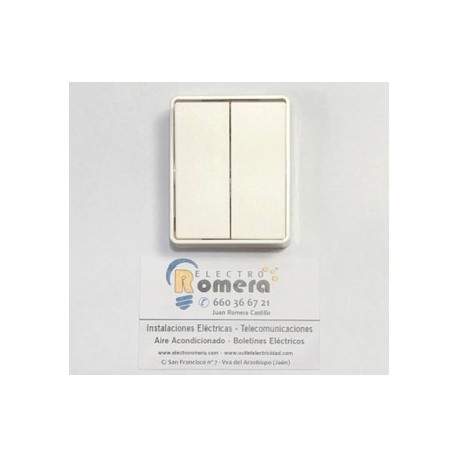 DOBLE INTERRUPTOR 83002 10A 250V GALION LEGRAND