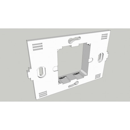 Tecla ancha blanca pulsador timbre