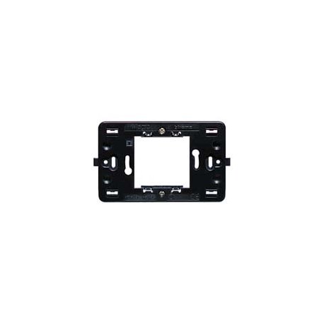 SOPORTE CON TORNILLOS Y GRAPAS NEGRO BTICINO MAGIC 500S/23A
