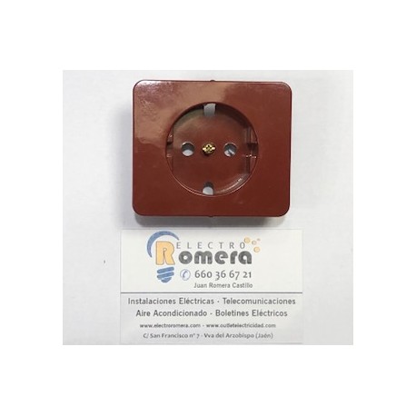 TAPA ENCHUFE DISCO K 237/5 COLOR TIERRA SINTRA 587485