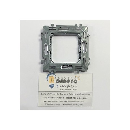 SOPORTE  SIN GARRAS BTICINO GRIS L4782