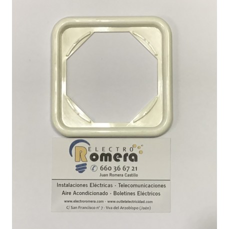 PLACA 2 ELEMENTOS BLANCA