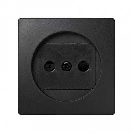 TAPA ENCHUFE 2P GRAFITO SIMON 73040-62