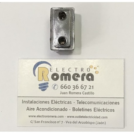 BASE DE ENCHUFE NORMAL MARRÓN 10 A 250 V  BJC
