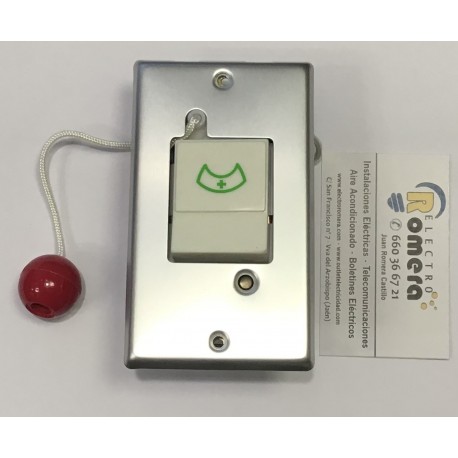 TECLA INTERRUPTOR PULSADOR PERSIANA OLAS GRIS ARTICO