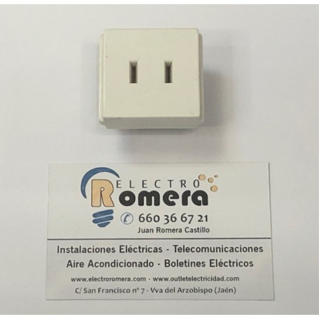 PULSADOR BASCULANTE CON SIMBOLO DE LUZ BJC