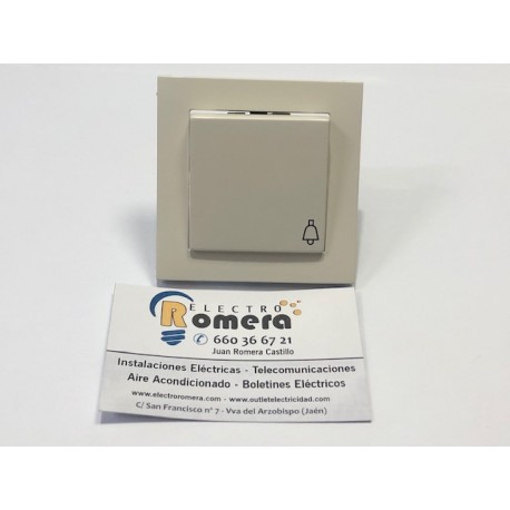 Doble conmutador 10a-250 V blanco