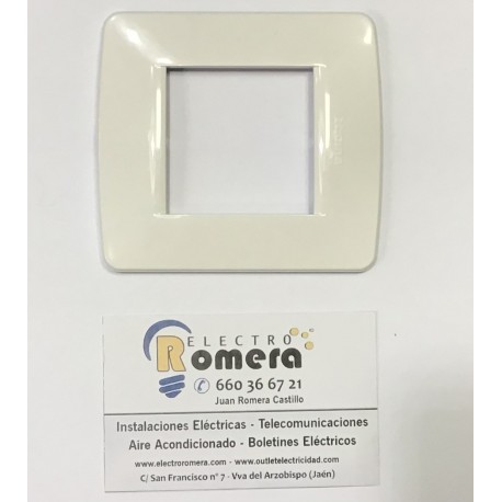 Tecla ancha blanca pulsador timbre