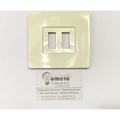 TAPA BICOLOR PARA 2 ELEMENTOS 