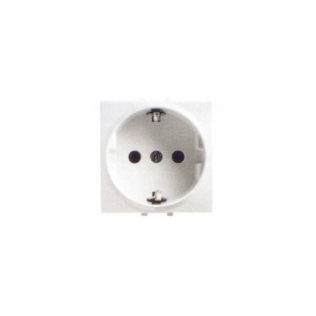 ENCHUFE SHUCKO BLANCO TORNILLOS U3.036.18
