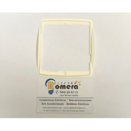 MARCO EMBELLECEDOR 1 ELEMENTO MARFIL EUNEA SM 100 40502.25