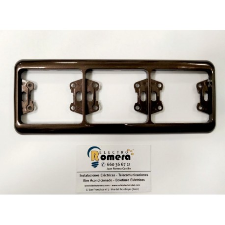 MARCO 3 ELEMENTO HORIZONTAL BRONCE SINTRA PLUS