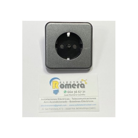 TAPA ENCHUFE TT GRAFITO BJC IBIZA 10723-GF