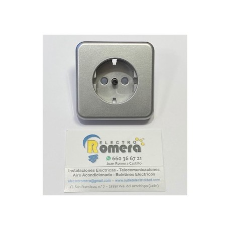 ENCHUFE TT PLATA BJC IBIZA 10723-PLATA