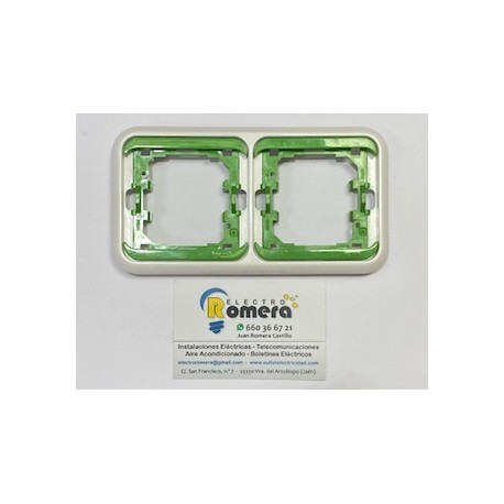 MARCO 2 ELEMENTOS LEGRAND PRESIDENTE 704 71-VERDE