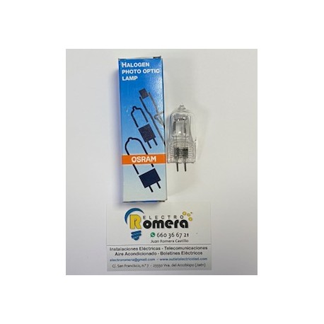 BOMBILLA FOTOGRÁFICA HALÓGENA  OSRAM 1000W F6.3A 64575