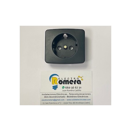 TAPA ENCHUFE SCHUKO ANTRACITA NIESSEN ARCO 8288.5 AN