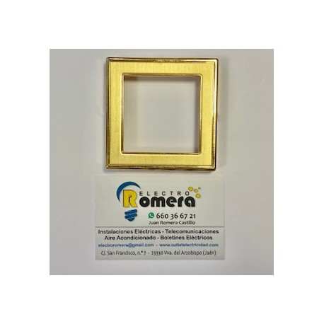 MARCO 1 ELEMENTO SERIE SEGRE COLOR ORO 47412.04