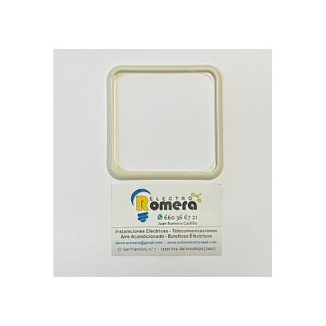 MARCO EMBELLECEDOR BLANCO PLACA 80*80 NIESSEN PUMA 4000