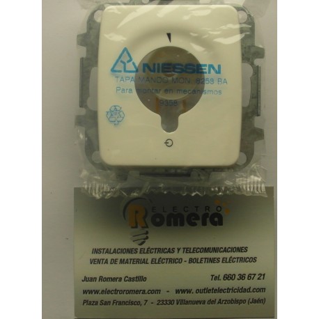 TAPA MANDO MONO SERIE ARCO BLANCO APINO 