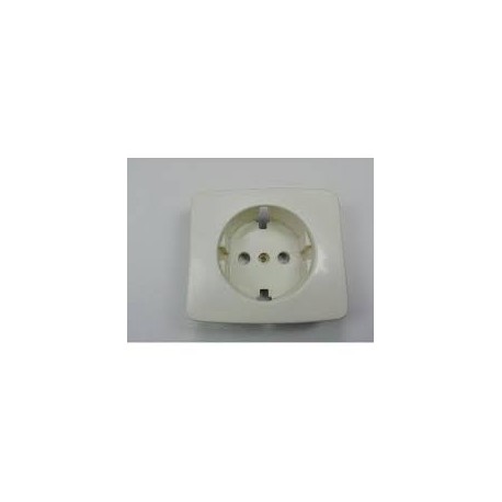 TAPA ENCHUFE SCHUKO BLANCO MARFIL NIESSEN ARCO