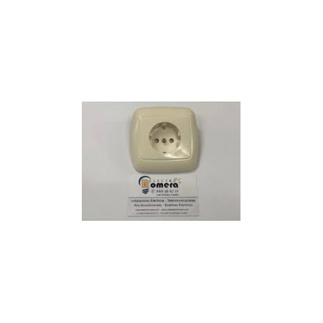 TAPA BASE ENCHUFE NIESSEN ARCO BLANCO MARFIL