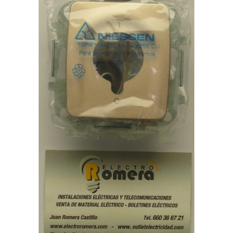 TAPA MANDO MONO SERIE ARCO COBRE 