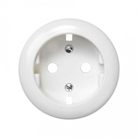 Tapa para la base de enchufe schuko blanca Simon 32  32041-31