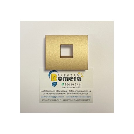 PLACA TOMA RJ COLOR BRONCE LEGRAND 7774 95