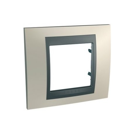 Schneider Electric U66.002.295 Marco Top 1 Elemento, Titanio Opal