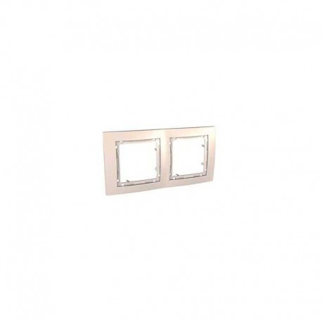 Marco 2 elementos marfil Schneider Unica Colors U4.004.25