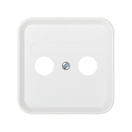 Tapa toma R-TV blanco S-31 31053-60
