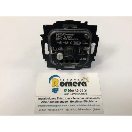REGULADOR ABB DIMMER  2247 U-500 230V 50Hz 500W/VA