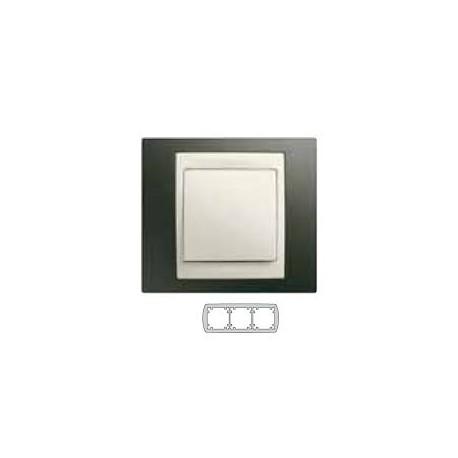 Schneider Electric U6.006.571 Marco Plus 3 Elementos, Cacao