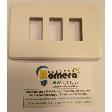 MARCO DE 3 ELEMENTOS SIMON 24 BLANCO