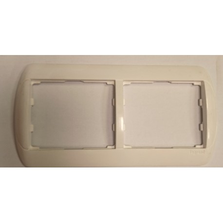 MARCO 2 ELEMENTOS LEGRAND GALEA  HORIZONTAL BLANCO 7770 02