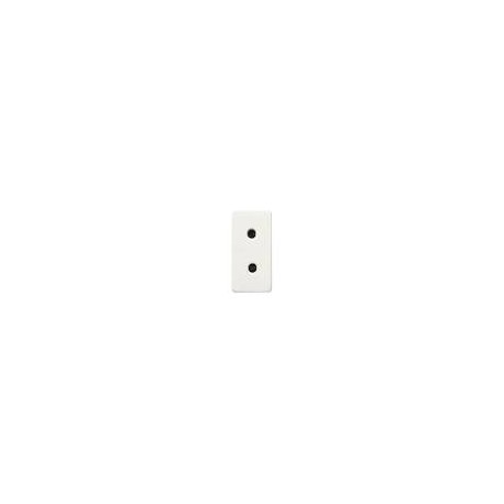 Base enchufe bipolar 10A blanco alpino