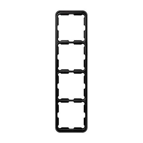 Marco para 4 elementos negro Simon 75 75640-32