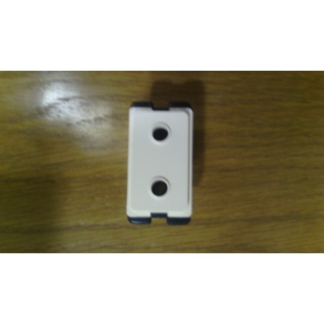 ENCHUFE BIPOLAR SERIE IMPACT MARFIL